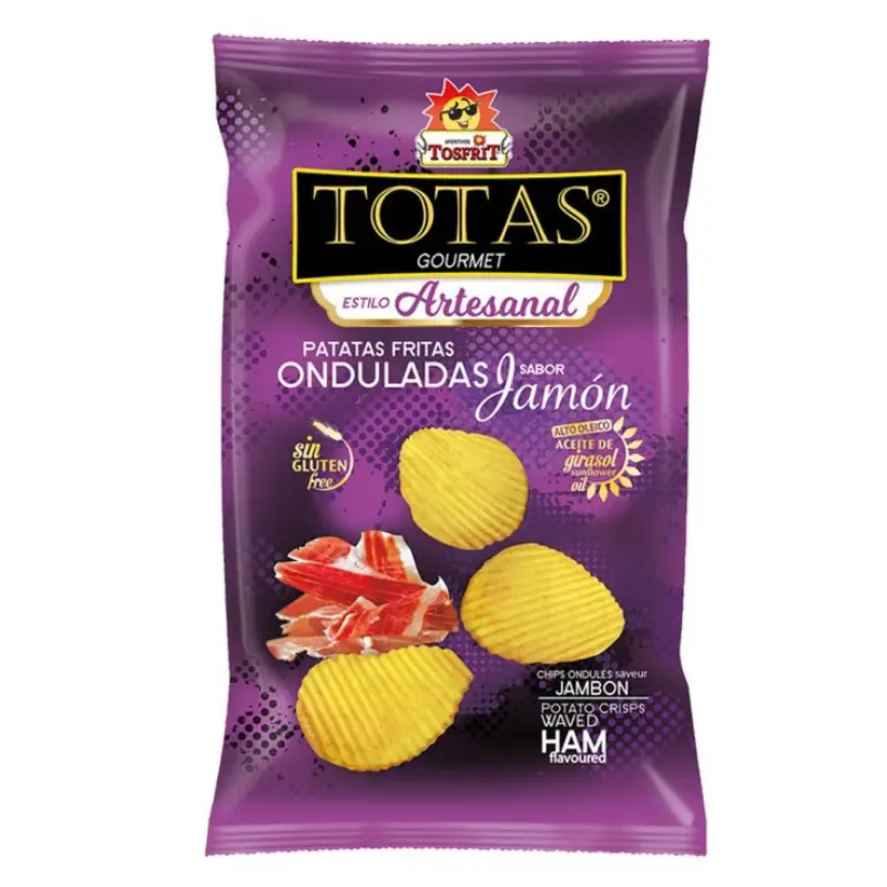 Tosfrit Patatas Fritas Onduladas Jamón