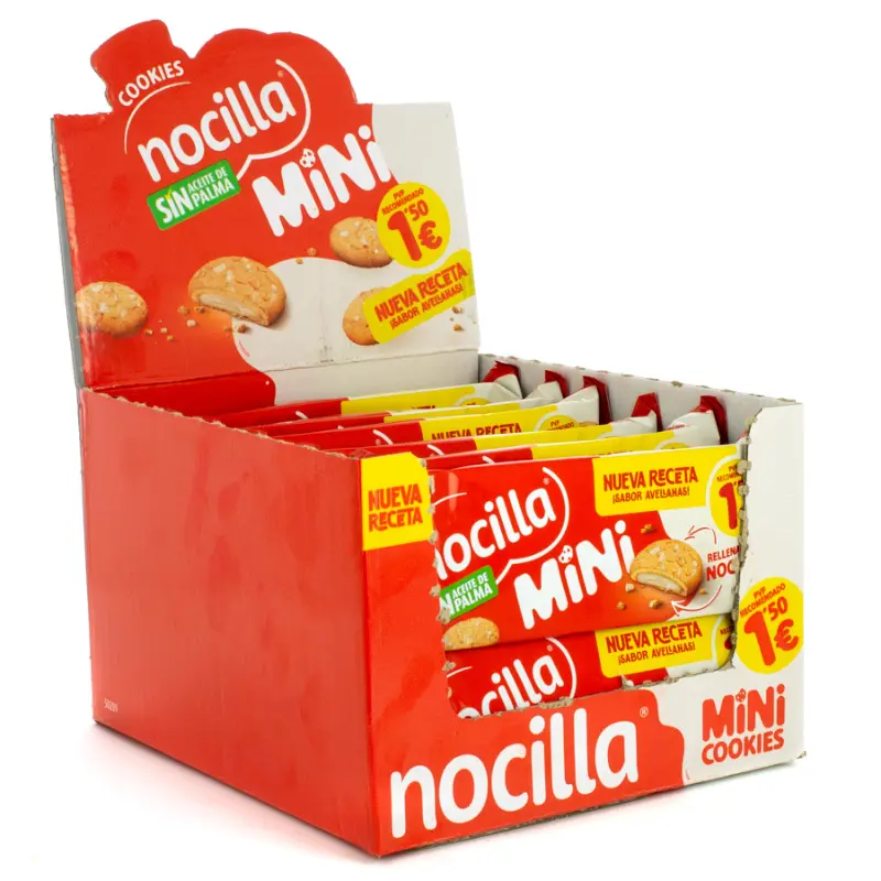 Mini Cookies Nocilla Chocolate Blanco