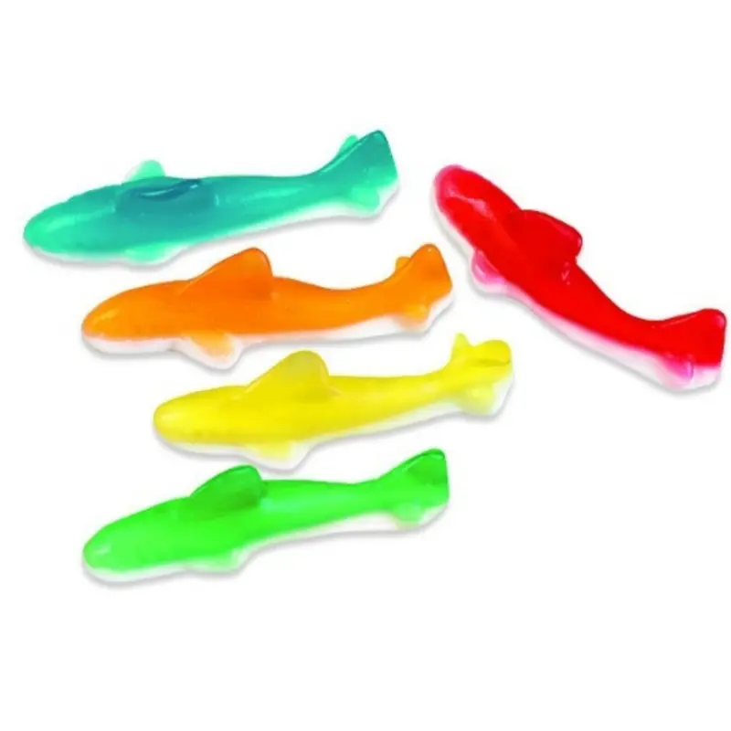 Tiburones multicolor (2 unidades)