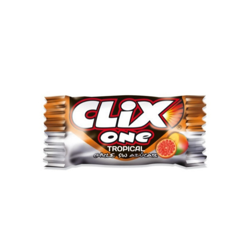 Chicles clix tropical sin azúcar 