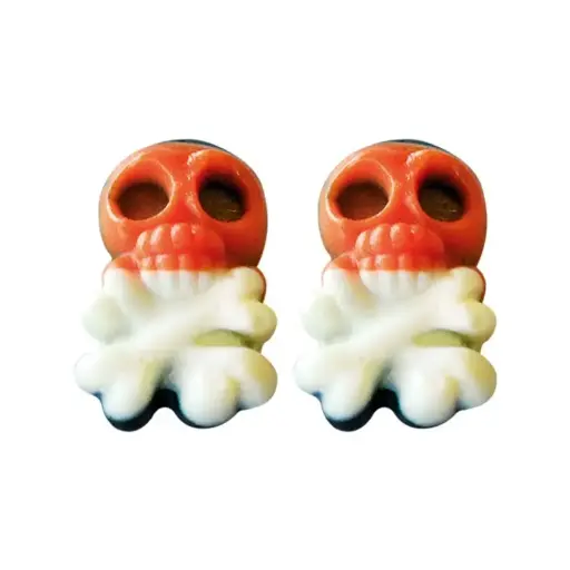 Calavera pirata (2 unidades)