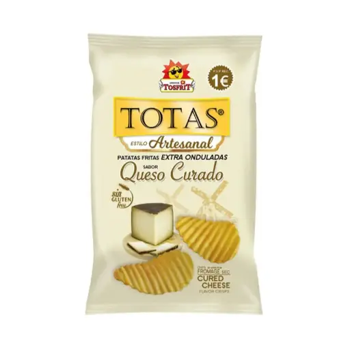 Tosfrit Patatas Fritas Extra Onduladas Queso Curado