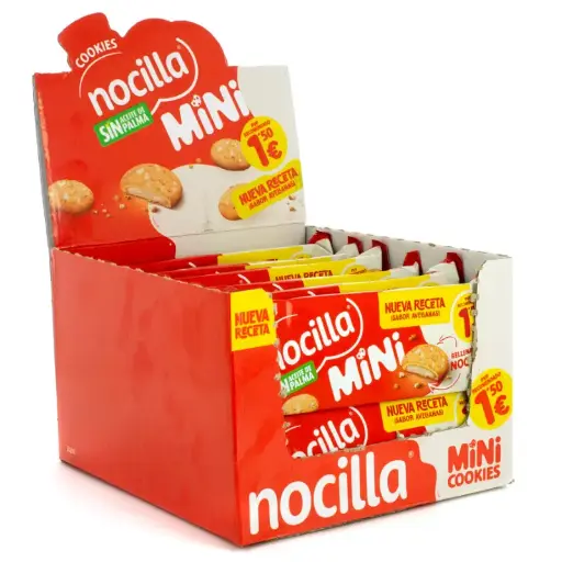 Mini Cookies Nocilla Chocolate Blanco