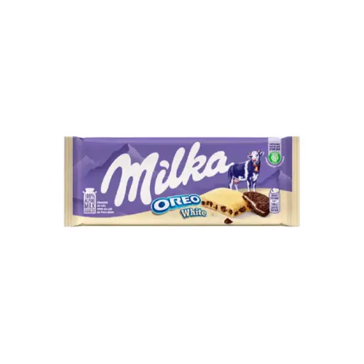 Tableta Milka Oreo Chocolate Blanco
